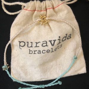 Compass charm Pura Vida bracelet- never worn!